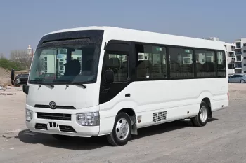 Toyota Coaster 4.0L Diesel M/T 2024 Model Year White Color Exterior