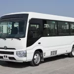 Toyota Coaster 4.0L Diesel M/T 2024 Model Year White Color Exterior - Thumbnail 1