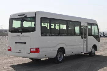 Toyota Coaster 4.0L Diesel M/T 2024 Model Year White Color Exterior