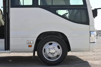Toyota Coaster 4.0L Diesel M/T 2024 Model Year White Color Exterior