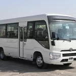 Toyota Coaster 4.0L Diesel M/T 2024 Model Year White Color Exterior - Thumbnail 2