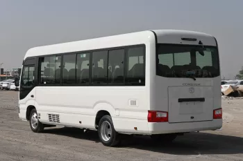 Toyota Coaster 4.0L Diesel M/T 2024 Model Year White Color Exterior