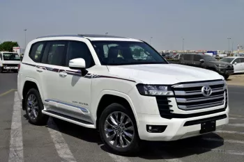 TOYOTA LAND CRUISER 300 GXR 2025 MODEL YEAR PETROL WHITE COLOR