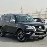 Nissan Armada Platinum 5.6l 2022 Model Year Black Color Exterior - Thumbnail 1