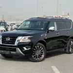 Nissan Armada Platinum 5.6l 2022 Model Year Black Color Exterior - Thumbnail 2