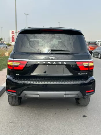 Nissan Armada Platinum 5.6l 2022 Model Year Black Color Exterior