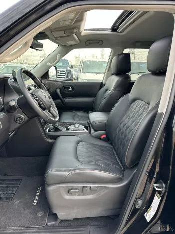 Nissan Armada Platinum 5.6l 2022 Model Year Black Color Exterior