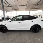 Tesla Model Y Long Range 2024 Model Year White Color Exterior - Thumbnail 4