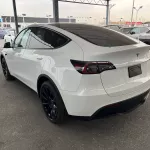 Tesla Model Y Long Range 2024 Model Year White Color Exterior - Thumbnail 6