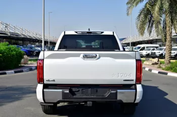 TOYOTA TUNDRA CREWMAX PLATINUM 1794 2025 MODEL YEAR WHITE COLOR