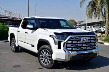 TOYOTA TUNDRA CREWMAX PLATINUM 1794 2025 MODEL YEAR WHITE COLOR