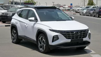 Hyundai Tucson Standard 1.6L Petrol 2024 Model Year White Color Exterior