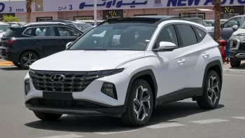 Hyundai Tucson Standard 1.6L Petrol 2024 Model Year White Color Exterior