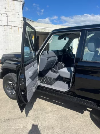 Toyota Land Cruiser Hard Top LC 76 Diesel Right Hand Drive Automatic Black Color