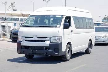 TOYOTA HIACE 2.5L DIESEL 15 SEATER HIGH ROOF STD MANUAL WHITE COLOR