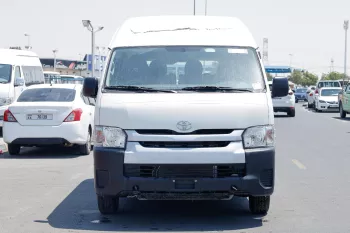 TOYOTA HIACE 2.5L DIESEL 15 SEATER HIGH ROOF STD MANUAL WHITE COLOR