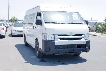 TOYOTA HIACE 2.5L DIESEL 15 SEATER HIGH ROOF STD MANUAL WHITE COLOR