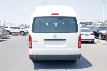 TOYOTA HIACE 2.5L DIESEL 15 SEATER HIGH ROOF STD MANUAL WHITE COLOR