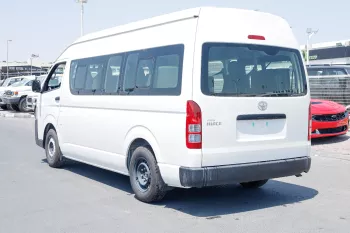 TOYOTA HIACE 2.5L DIESEL 15 SEATER HIGH ROOF STD MANUAL WHITE COLOR