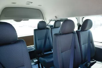 TOYOTA HIACE 2.5L DIESEL 15 SEATER HIGH ROOF STD MANUAL WHITE COLOR