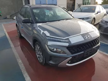Hyundai Kona 1.6L Hybrid 2022 Model Year Gray Color Exterior