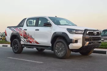 TOYOTA HILUX ADVENTURE 2025 MODEL YEAR PICKUP WHITE COLOR