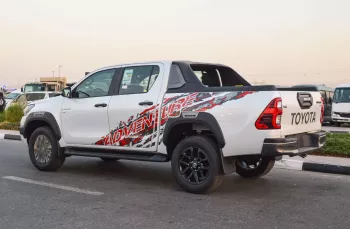 TOYOTA HILUX ADVENTURE 2025 MODEL YEAR PICKUP WHITE COLOR