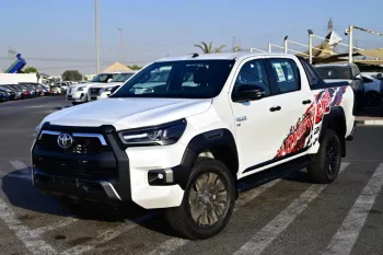 TOYOTA HILUX 2025 MODEL YEAR DOUBLE CAB ADVENTURE+ PETROL WHITE COLOR