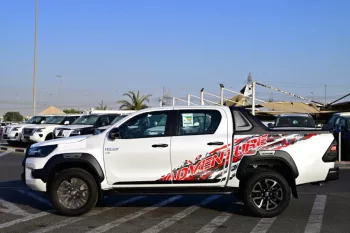 TOYOTA HILUX 2025 MODEL YEAR DOUBLE CAB ADVENTURE+ PETROL WHITE COLOR