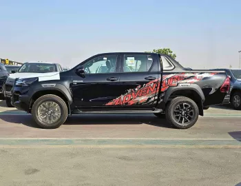 Toyota Hilux Adventure 2025 Model Year 4.0L Petrol Automatic Black Color Exterior