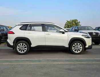 Toyota Corolla Cross Hybrid 2025 Model Year White Color Exterior