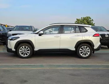 Toyota Corolla Cross Hybrid 2025 Model Year White Color Exterior