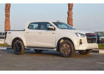 ISUZU D-MAX GT RG CREW 2024 MODEL YEAR 3.0L DIESEL PICKUP WHITE COLOR