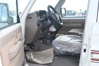 Toyota Land Cruiser LC76 LX-E Hardtop Diesel 2024 Model Year White Color Exterior