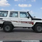 Toyota Land Cruiser LC76 LX-E Hardtop Diesel 2024 Model Year White Color Exterior - Thumbnail 4