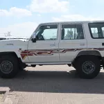 Toyota Land Cruiser LC76 LX-E Hardtop Diesel 2024 Model Year White Color Exterior - Thumbnail 3
