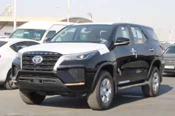 TOYOTA FORTUNER 2024 MODEL YEAR GX BASIC 2.7L PETROL 4WD BLACK COLOR