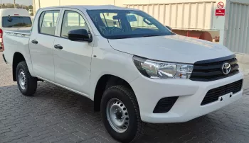Toyota Hilux Double Cab 2024 Model Year Basic Option 2.4L Diesel White Color