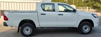 Toyota Hilux Double Cab 2024 Model Year Basic Option 2.4L Diesel White Color