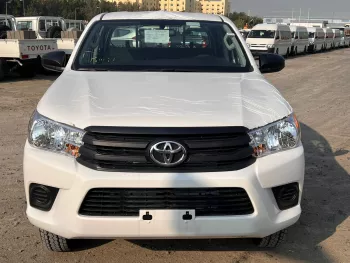 Toyota Hilux Double Cab 2024 Model Year Basic Option 2.4L Diesel White Color