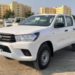 Toyota Hilux Double Cab 2024 Model Year Basic Option 2.4L Diesel White Color - Thumbnail 1