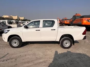 Toyota Hilux Double Cab 2024 Model Year Basic Option 2.4L Diesel White Color