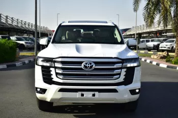 TOYOTA LAND CRUISER 300 GXR-V 2025 MODEL YEAR V6 4.0L PETROL WHITE COLOR