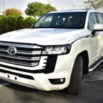 TOYOTA LAND CRUISER 300 GXR-V 2025 MODEL YEAR V6 4.0L PETROL WHITE COLOR - Thumbnail 3