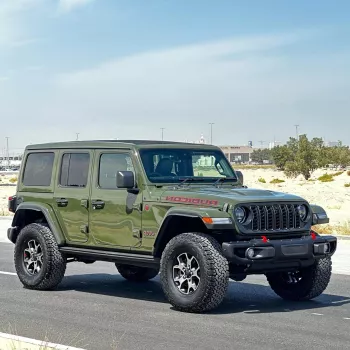 JEEP WRANGLER UNLIMITED RUBICON 2024 MODEL YEAR HARD TOP GREEN COLOR