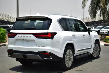 LEXUS LX700H HYBRID 2025 MODEL YEAR TWIN TURBO 7 SEAT WHITE COLOR