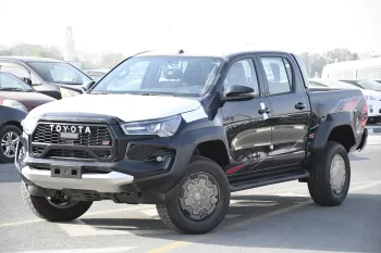 Toyota Hilux GR Sport 2025 Model Year 4.0L Petrol Black Color Exterior