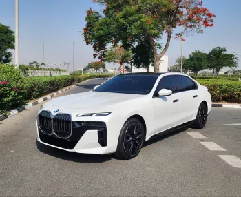 BMW 760I X-DRIVE 2023 MODEL YEAR WHITE COLOR WITH WARRANTY