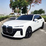 BMW 760I X-DRIVE 2023 MODEL YEAR WHITE COLOR WITH WARRANTY - Thumbnail 3