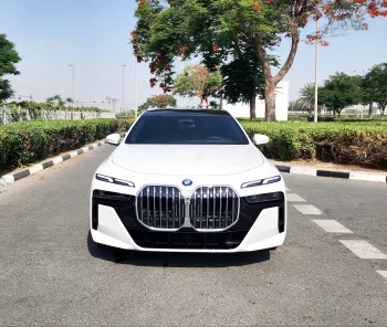 BMW 760I X-DRIVE 2023 MODEL YEAR WHITE COLOR WITH WARRANTY
